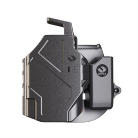 Orpaz Delta G34 Light Bearing Holster Compatible with Glock 34 Holster with Light, Level II Modular Flashlight Adapter & Innovative Flashlight Protector Cap - Unisex (Paddle Gen2 w/Eran2, Left)