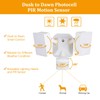 EMANER Dusk-to-Dawn Security Lights with Motion Sensor, 5000K IP65 Waterproof