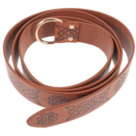 BESPORTBLE Medieval Sword Belt Retro Sword Holder Belt for Cosplay Long Faux Unique Costume Accessory for History Enthusiasts