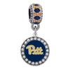 Final Touch Gifts University of Pittsburgh Crystal Charm