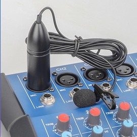 Ausla Professioneller Lavalier -Mikrofon -Clamp/Holder auf Mikrofon mit 48 V Power XLR Schnittstelle Zur von Interviews öffentliches Sprechen