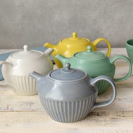 ic-029-02 Tableware East Pot Shogi Stripe 400cc Gray