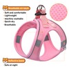 PWOD Dog Harness with Leash Set, No-Pull Step-in Reflective Pet