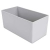 Plastic Insert Box 90 mm High, Grey, 198 x 99