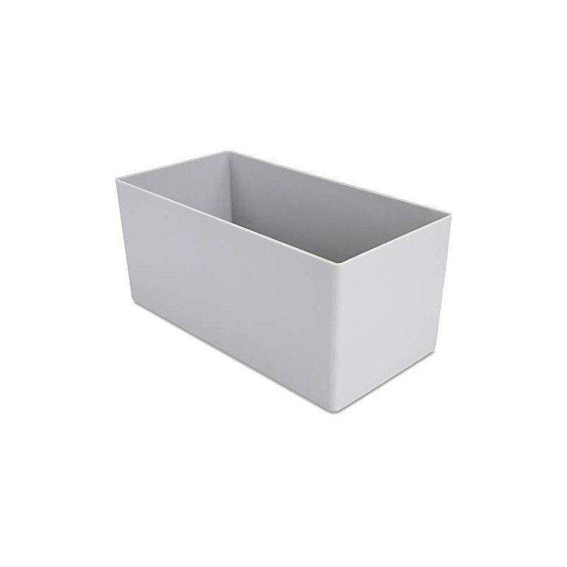 Plastic Insert Box 90 mm High, Grey, 198 x 99
