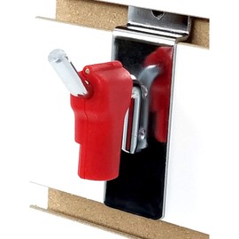 Anti Theft Hook Lock with Magnetic Key, Retail Security Hook Stop, 1 Key & 50 Hook Locks