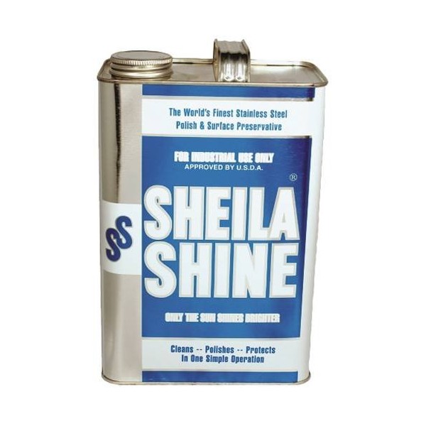 Sheila Shine - 1 Gal - Stainless Steel Polish - SS-128 - 1 x 1 Gal - Oil Based - Clear