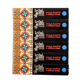 Tribal Soul Incense Smudge Sticks - Premium Incense - 90 Grams (Palo Santo + Pinon Pine)