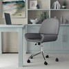 Martha Stewart Tyla Armless Swivel Task Chair for Home Office