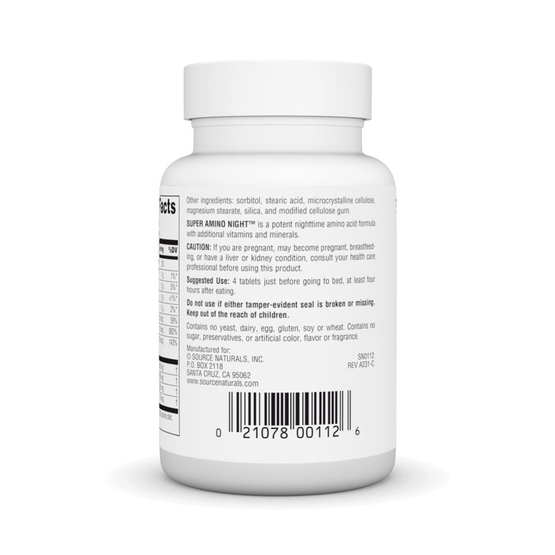 Source Naturals Super Amino Night - Advanced Amino Acid Formula*