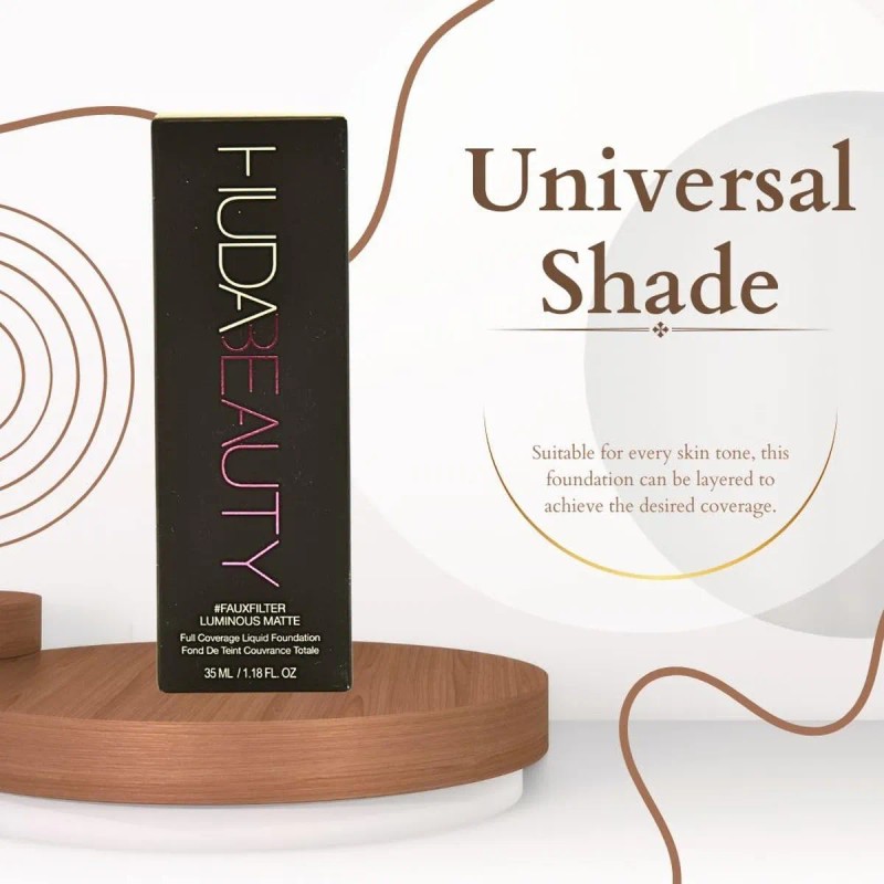 Hudabeauty Base Luminosa Mate Huda Beauty 200b Shortbread Ma