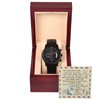 Daddy-Walk Alongside Me-Metal Chronograph Watch
