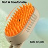 Steamy Cat Brush, 3 In1 Cat Steam Brush: Self Cleaning