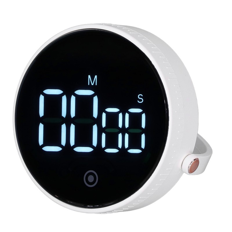 Desktop Timer Minimalist Round 3 Level Volume Adjustable Digital Countdown