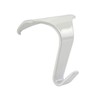Taskar White Picture Rail Hooks - Contemporary/Heavy Duty (4 Pack)