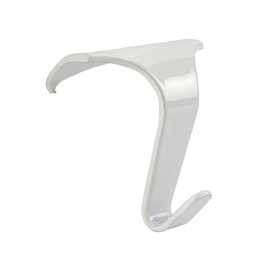 Taskar White Picture Rail Hooks - Contemporary/Heavy Duty (4 Pack)