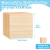 Wood Blocks for Crafts, 30 PCS 2 Inch Unfinished Wood