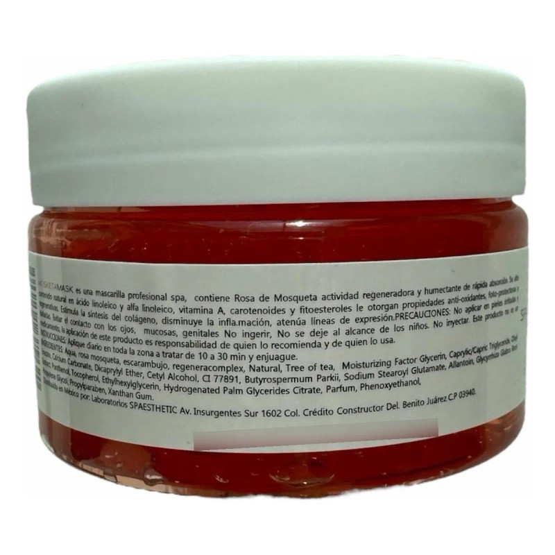 Mascarilla De Rosa De Mosqueta En Gel De 250 Gr