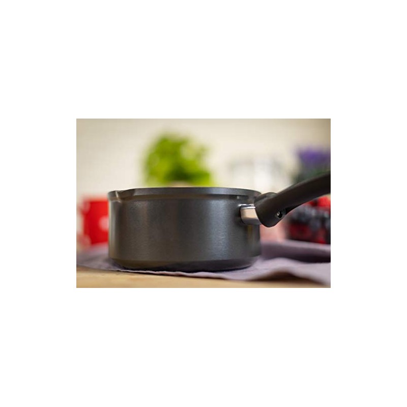 Kuhn Rikon"Easy Induction" Milk pan, 6.30", Black