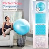 kisnbld Exercise Ball, Extra Thick Yoga Ball for Workout Pregnancy