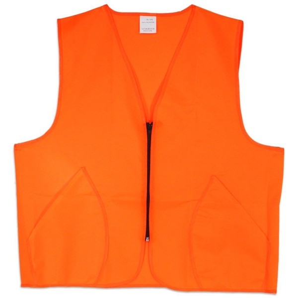 World Famous Sports Blaze Orange Hunting Vest (Medium/Large)