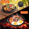 LIFERUN Dutch Oven Pot with Lid, 9.7 Quart Cast Iron