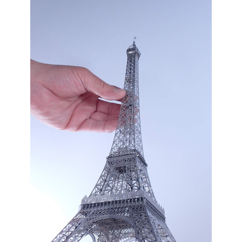 Eiffel Tower - 1/1000 Stainless Steel Scale Model by Aerobase