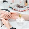 FUNOMOCYA Crystal Nail Art Cup Pomegranate Lid Dappen Dish for