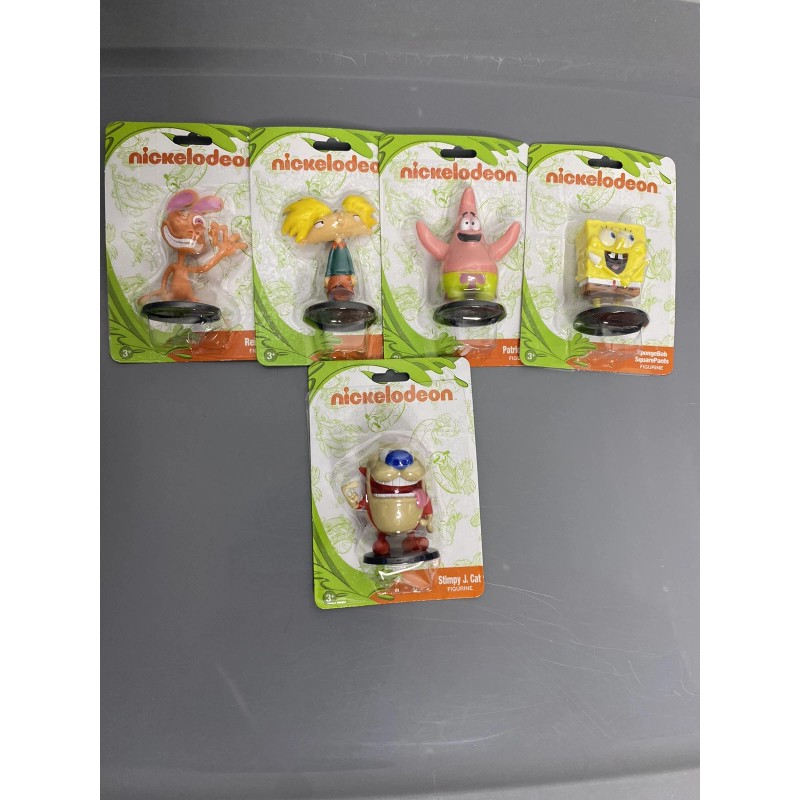 Nickelodeon Lot Of 5 Nickelodeon Mini Figures Ren Stimpy Hey