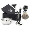 Haryali London 5 Pcs Shaving Set with 3 Edge Razor,