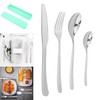 OriGlam Stainless Steel Flatware Cutlery Set Utensils, Silverware Cutlery Set,