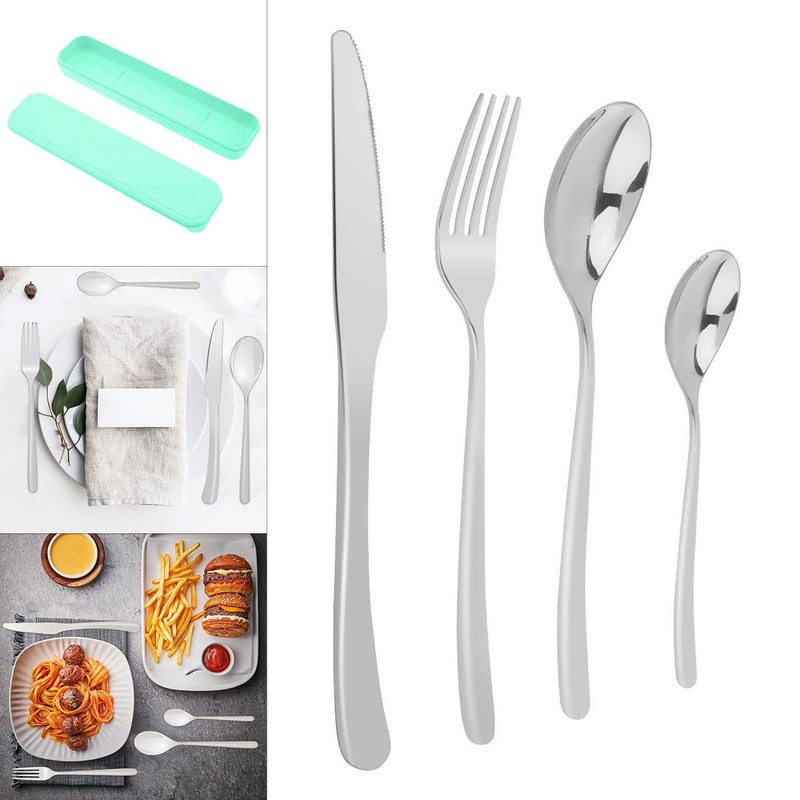 OriGlam Stainless Steel Flatware Cutlery Set Utensils, Silverware Cutlery Set,
