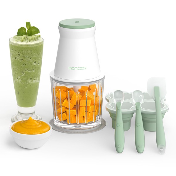Momcozy 9-in-1 Baby Food Maker & Blender Set, 7-Second Quick