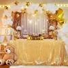 Gold Tablecloth Sequin Table Cloth Sparkly Shimmer Fabric 50 x