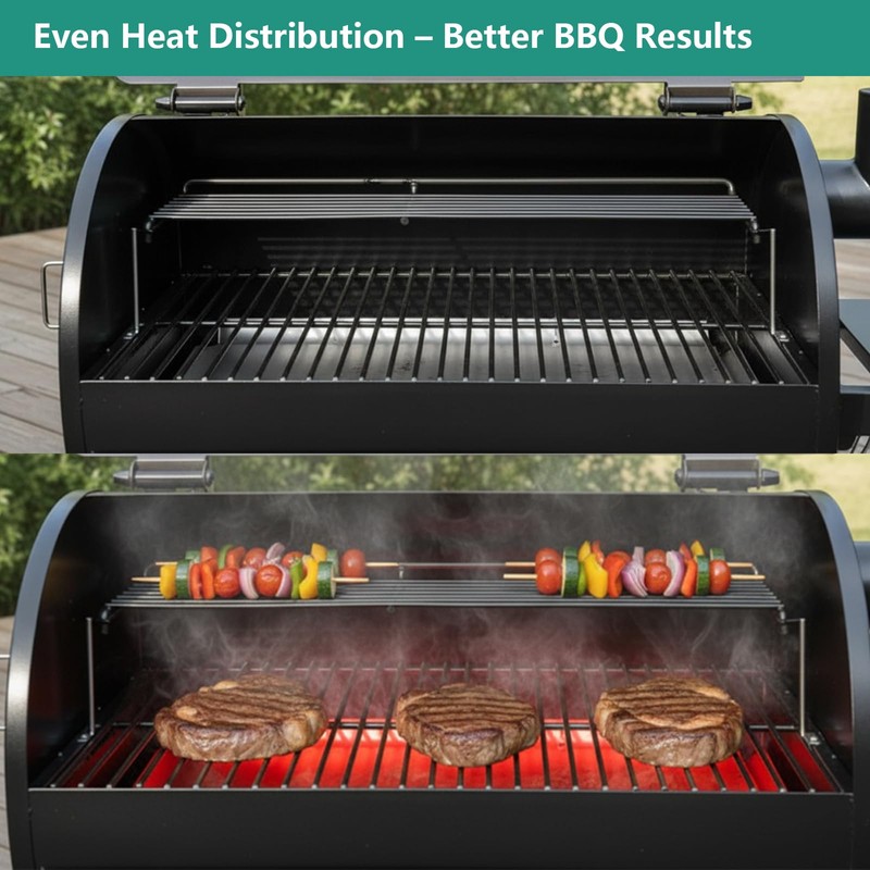 Stainless Steel Drip Tray Heat Baffle Replacement for Traeger BAC012,
