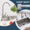 Double Sink Waste Siphon, Universal Flexible Kitchen Sink Drain Pipe