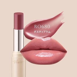 Visee Essence Plump Balm RO680 Dusty Plum 3.3g – Glossy, Moisturizing Lip Plumper with Beauty Serum & Refreshing Feel