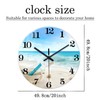 XNM Glass Large Wall Clocks for Living Room Decor 20