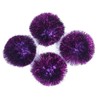 YYCRAFT 15pcs Jumbo Glitter Tinsel Pom Poms Sparkle Balls for