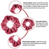 WitBicg Blush Theme Hair Scrunchies Velvet Winter Elastics Pink Lovers