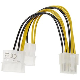 DeLOCK Cable Power 8-Pin EPS > 2 x 4 Pin Molex