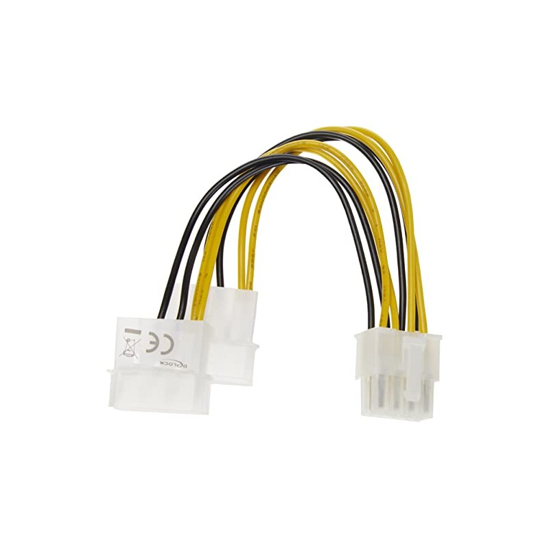 DeLOCK Cable Power 8-Pin EPS > 2 x 4 Pin