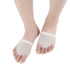 1 Pair Forefoot Pads Half Socks Toe Protector for Ballet