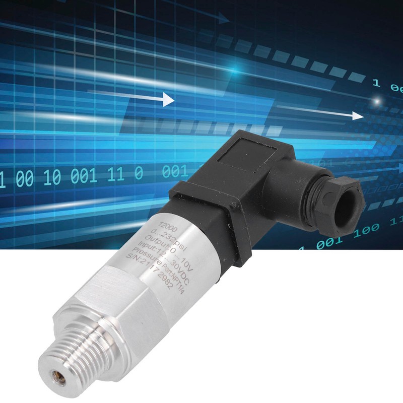 0232psi Pressure Transducer Sensor ASIC Technology AntiCorrosion AntiWear Pressure Transmitter