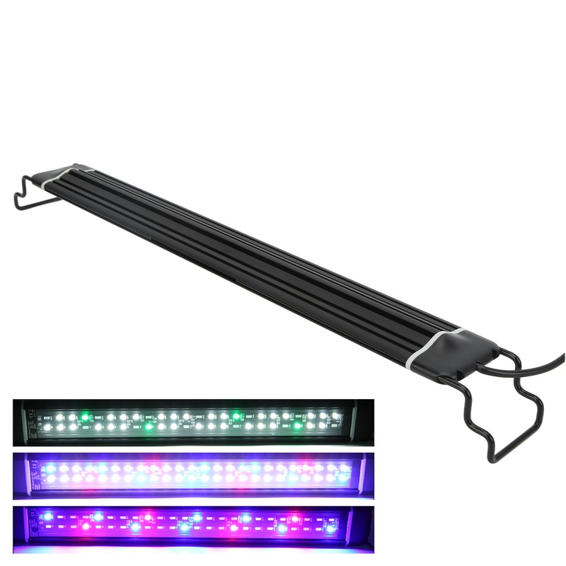 Aquarium LED Lamp Waterproof Adjustable Length Fish Tank Light with