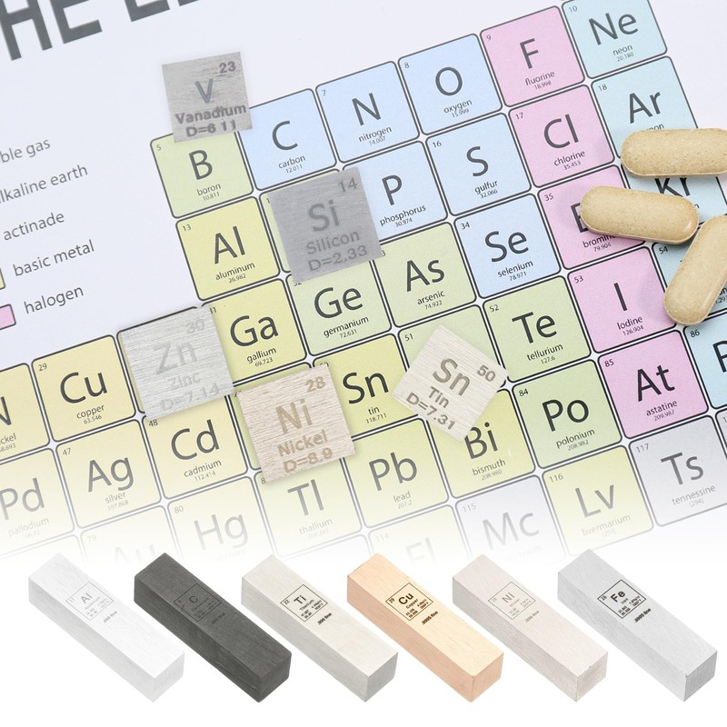 PATIKIL Nickel Cube 0.5x0.5x2 inch Ni High Density Element Stick