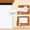 Legal Pads 8.5 X11, Narrow Ruled Notepads, 6 Pack, 50