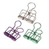 90 Pcs Binder Clips 32mm Hollow Strong Clamping Force Metal