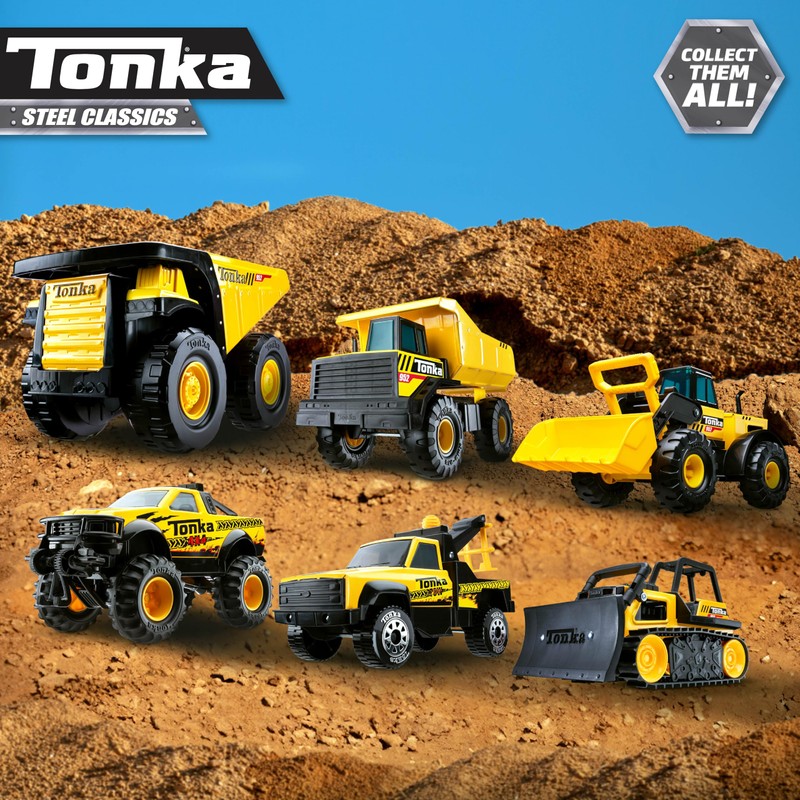 Tonka Steel Classics, Tow Truck - Made with Steel &