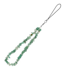 YQQYG Turquoise Green Phone Charm, Natural Gemstone Beaded Phone Strap Wrist Strap, Natural Stone Beaded Phones Charm, Women Girls Turquoise Accessories Keychain for Mobilephone
